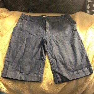 🔹4 for $30 Merona Denim Bermuda Shorts, size 4